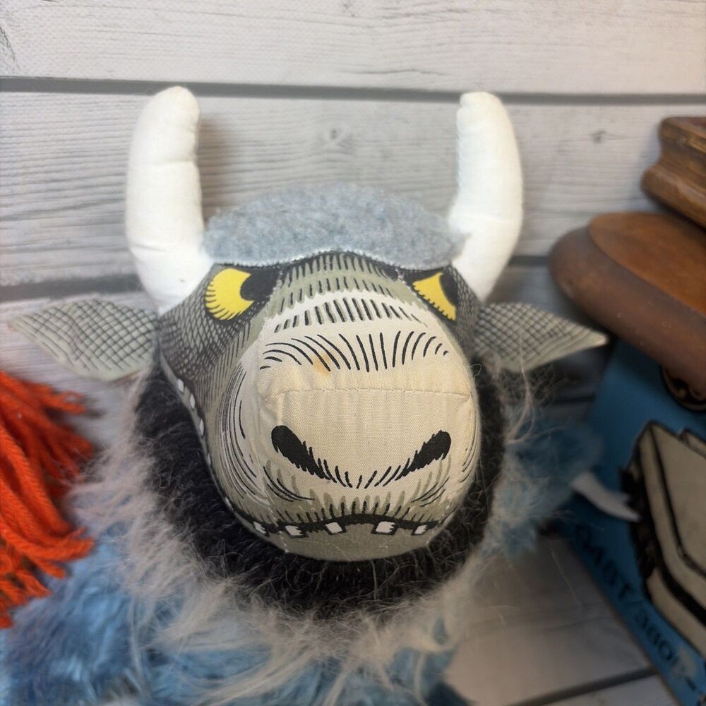 Vintage 1980 Where the Wild Things Are Sipi Plush Doll 12” Set - Picture 2 of 16